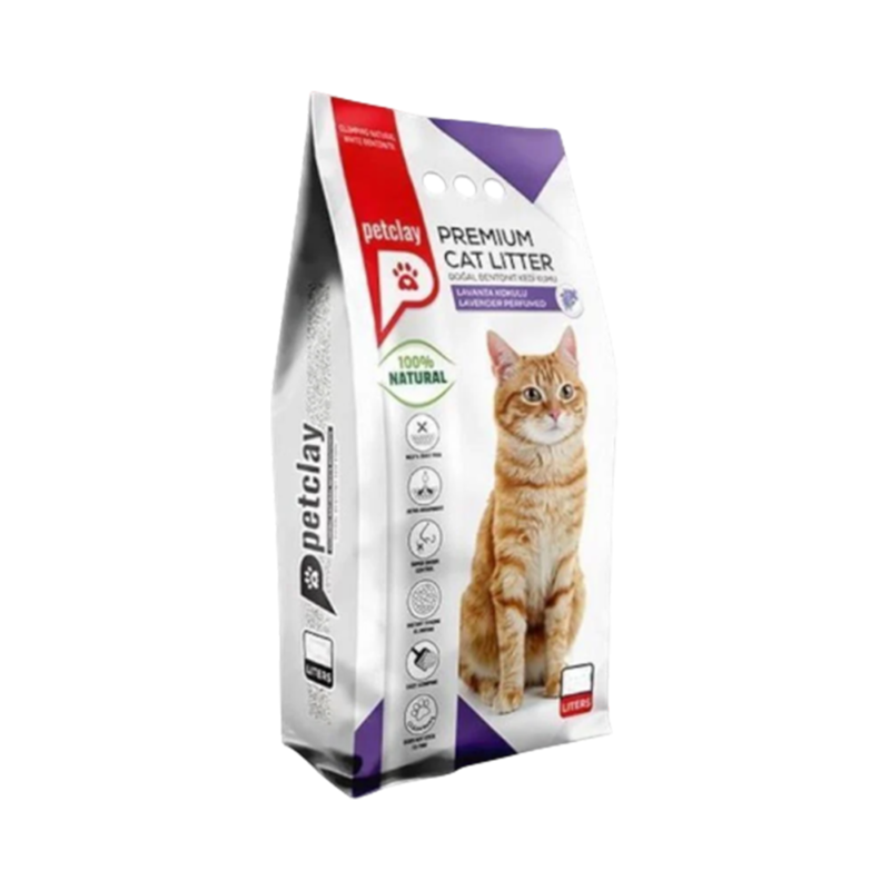 بت كلاي رمل للقطط برائحة اللافندر