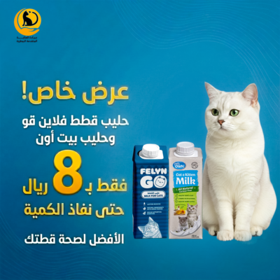 عرض حليب القطط